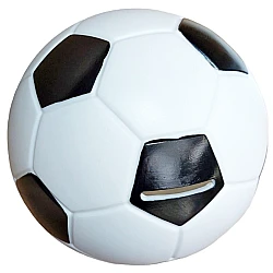 Κουμπαράς μπάλα ποδοσφαίρου / ABS 14cm Piggy bank Soccer ball White-Black (oem)
