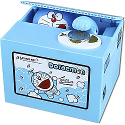 Κουμπαράς Γατούλα Cartoon Doraemon Saving Pot Bank Coin Material ABS (oem)