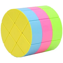 Magic Cube Cylinder (3x3x3) Puzzle Plastic ABS Size 65x65x60 mm (oem)