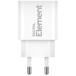 Digital Element CH-100 20W 2-Port GaN Fast Charger White