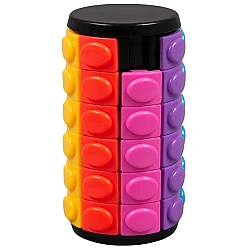 Six Layer Rotate and Slide Puzzle Magic Barrel Tower Colorful (oem)