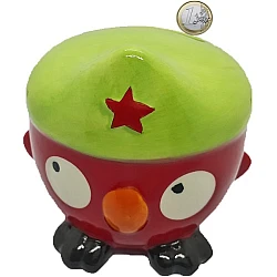 Κουμπαράς Κεραμικός Ceramic Piggy Bank Design Cartoon in B (oem)