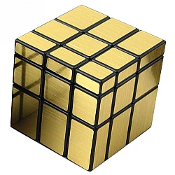 Cube Magic Puzzle Plastic ABS 60mm x 60mm Mirror Gold (oem)