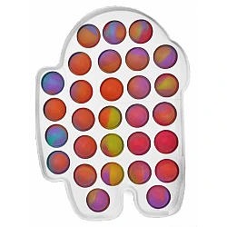 Παιχνίδι κατά του στρες Anti Stress Simple dimple Fidget toy Push Pop Bubble / Autism / Special Needs Stress Relief Design Among Us Colorful (oem)