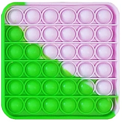 Παιχνίδι κατά του στρες Anti Stress Push Pop Bubble / Sensory Toy / Autism / Special Needs Stress Relief / Square Green and Pink (oem)