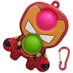 Παιχνίδι κατά του στρες Anti Stress Simple dimple Fidget toy Push Pop Bubble / Autism / Special Needs Stress Relief / Design Iron Man (oem)