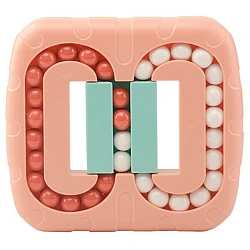 Παιχνίδι Puzzle Λαβύρινθος με Χάντρες / Puzzle Toys Fidget Toy / Educational Toys for Kids / Bead Maze Brain Teaser Pink (oem)