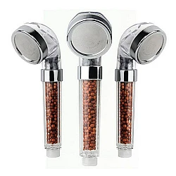 Led Shower Transparent Healthy Negative SPA Filtered Shower Head (oem)