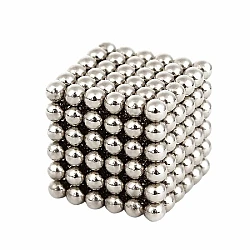 216pcs Μαγνητικές Μπίλιες Magnetic Cube balls 5mm / Magic Puzzle Toys / Autism ADHD / Magic Cube Balls / Educational Toys Silver (oem)