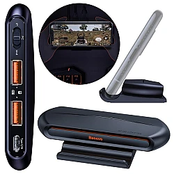 Baseus Gamo Mobile Game Adapter 2x USB HUB GA01 for Keyboard and Mouse Black (GMGA01-01)