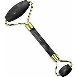 Jade Face Massage Roller Anti Ageing Facial Massager Beauty Tool Eyes Massager Color Black (oem)