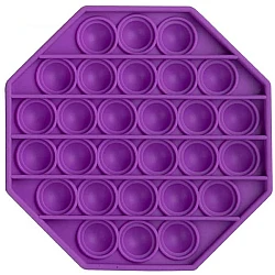 Παιχνίδι κατά του στρες Anti Stress Push Pop Bubble / Sensory Toy / Autism / Special Needs Stress Relief / Polygon Design in Purple (oem)