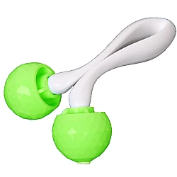 Συσκευή Μασάζ Body Roller PrettyCious Massager White Green (oem)